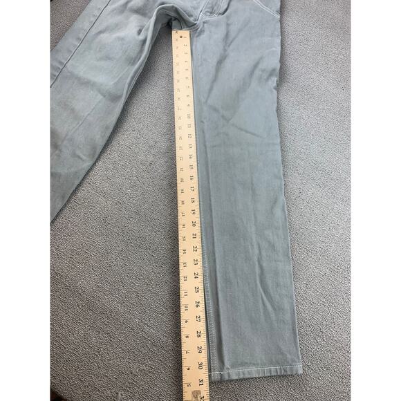 Brandy Melville J GALT Jeans Women's Size Small Gray Cotton Carpenter Wide Leg - Picture 7 of 15